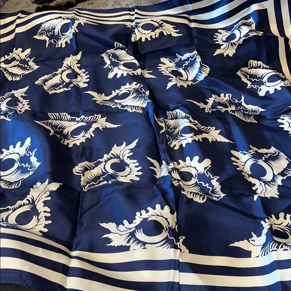 Vintage Vera for Anne Klein Silk Scarf Japan Square 35”